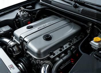 Sparkling clean engine bay