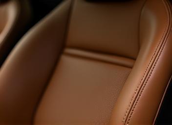 Rejuvenated leather seats after conditioning